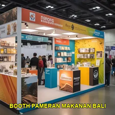 booth pameran makanan bali